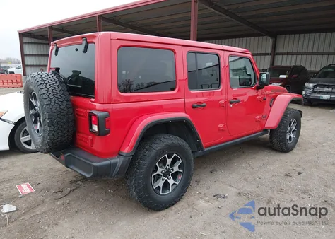 2021 Jeep Wrangler Unlimited Rubicon 4X4 z USA, uszkodzony, nr VIN 1C4HJXFNXMW697126